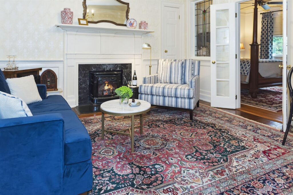 Durham's Best Places to Satisfy Your Sweet Tooth 9 Duke Suite Sitting Area