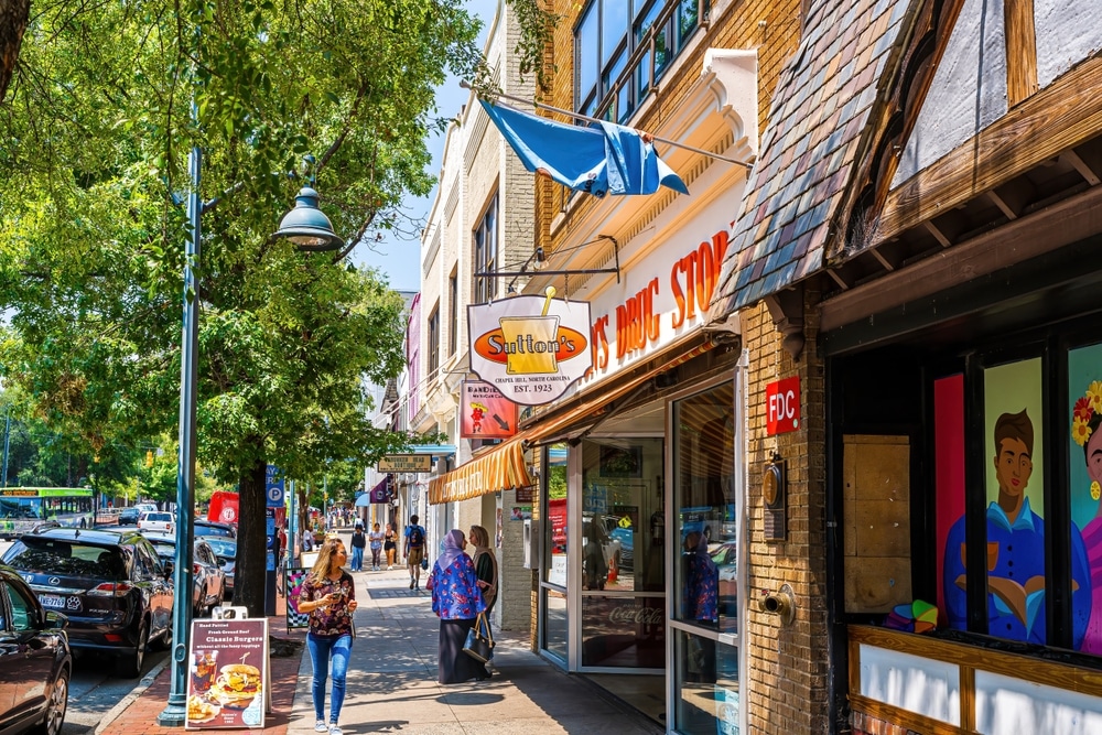 The Best Things to do in the Triangle This Summer 4 Historic Streets of downtown Chapel Hill, one of the best things to do in the Triangle