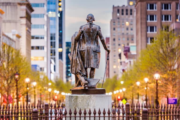 View From the Capitol building in Raleigh as you enjoy the top things to do in the Triangle Area, North Carolina